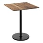 Flash Furniture TopGuard Square Wood Dining Table with Round Base, 36" x 36", Natural/Black Base (STSQ36NATTR24B)~#|#~8468C82E-A4B6-468D-93E5BCEDD406B5D4_sc7