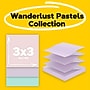 Post-it Wanderlust Pastels Recycled Pop-up Super Sticky Notes, 3" x 3", 70 Sheets/Pad, 6 Pads/Pack (R330R-6SSNRP)~#|#~846A3F3C-2D42-4DB6-921B4014BCB3ECC8_sc7