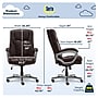 Serta Executive Ergonomic Faux Leather Executive Big & Tall Chair, 350 lb. Capacity, Roasted Chestnut (43502OSS)~#|#~847394C2-36F9-4568-BA61C84D317F0B60_sc7
