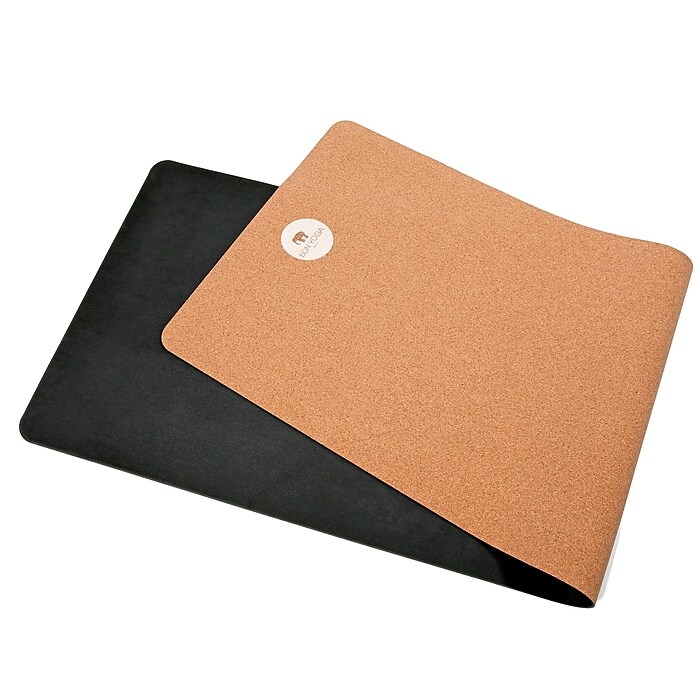 Bed of Nails Cork & Natural Rubber Yoga Mat, Beige (611-BON-YOG