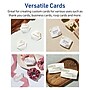 Avery Arched Square Business Cards, Glossy White, 300/Pack (19479399096)~#|#~847728B7-4FCF-4E18-BFEF9BF49C91178E_sc7