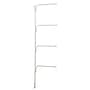 Household Essentials 70" HINGE‑IT Clutterbuster Family Towel Bar with 4 Swiveling Bars for Over‑Door Organizer, White (HHH12001)~#|#~847777DB-6FCB-4280-81CB941E43018EB2_sc7
