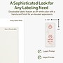Avery Dissolvable Rectangle Multipurpose Labels, 11" x 4.25", Off-white, 50/Pack (94266)~#|#~847CE8E9-87B3-4E7E-B6E40996A9F61586_sc7