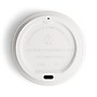 Perk Eco Compostable Plastic Hot Cup Lids, 50 Count Disposable Coffee Cup Lids for 10–16 Oz Paper Hot Cups, White~#|#~848155EA-C618-4929-8A355C2C55C99D92_sc7