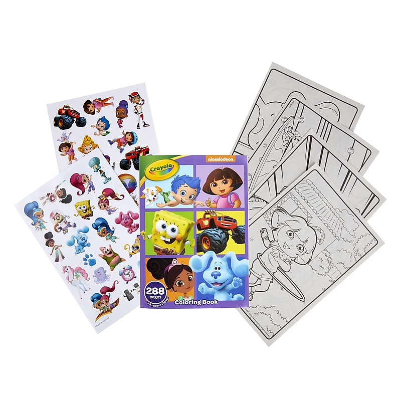 Crayola 288-Page Coloring Book, Nick Jr image 1