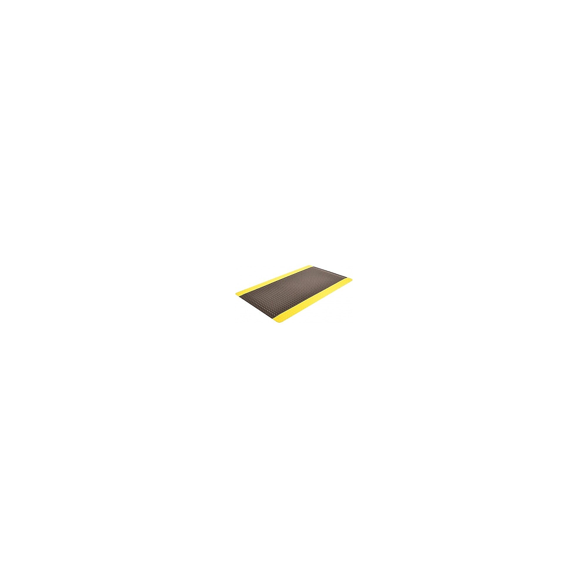 NoTrax Cushion Trax Anti-Fatigue Commercial Specialty Floor Mat, 36″ x 24″, Black/Yellow (479S0023YB) Sansujyuku sansujyuku.com