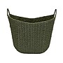 Household Essentials Woven Storage Wicker Basket with Handles, Green (ML-4122)~#|#~848571CC-31A5-4BB7-837995F2678FCDF0_sc7