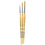 da Vinci JUNIOR Acrylic & Tempera Synthetic Bristle, Round Brushes, 3/Set, 2 Sets/Bundle (DVXVA42120-2)~#|#~8488FE71-8271-4048-B7ADBAAC6073F11B_sc7