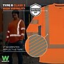 Ergodyne GloWear 8387 High Visibility Women’s Long Sleeve T-Shirt, ANSI Class R3, Orange, X-Large (22365)~#|#~848BDB5F-7A2B-4A43-86DBFFFF07077A3F_sc7