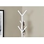 Monarch Specialties Inc. Coat Tree, White, Metal (I 2059)~#|#~848C24DB-2EF3-4C13-8BC62A57DD157A57_sc7