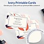 Avery Integrated Cards, 5" x 7", Matte Ivory, 100/Box (95350)~#|#~849B2CDE-9A01-42F0-85D0BA9362B2792D_sc7