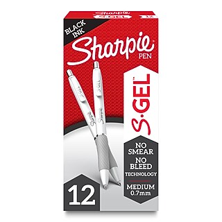 Sharpie S-Gel | Gelpennen | Medium Point (0,7 mm) | Blauwe Inkt | 6 Count