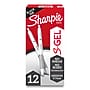 Sharpie S-Gel Retractable Gel Pen, Medium Point, Black Ink, Dozen (2126236)~#|#~849E4870-BA43-4C00-BC276CFE9414B777_sc7