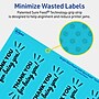 Avery Printable Rectangle Multipurpose Labels, 9.75" x 1.25", Bright Blue, 100/Pack (94262)~#|#~84A4FDE9-A9BD-4295-AA4A5239BDD4BE0C_sc7