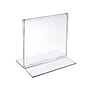 Azar Document Holder, Desktop/Countertop, Vertical/Horizontal, Bottom Loading, Clear Acrylic, 10/Pack (152759-10PK)~#|#~84A7B321-A7FF-4F7C-8D5BAD9C7A4697AC_sc7