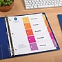 Avery Ready Index Table of Contents Pre-Printed Numeric Paper Divider, 5 Tabs, Multicolored (11131)~#|#~84AD1BBF-928A-4745-BC7E13295EE07EB3_sc7