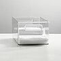 iDESIGN Medium Stackable Plastic Storage Bin, Clear, 2/Pack (29014M2)~#|#~84AE2FDD-6520-4D8A-8E6C3CBEDEC91EE3_sc7