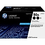 HP 80A Black Standard Yield Toner Cartridge, 2/Pack (CF280AD1)~#|#~84AFCAEB-7171-4FFF-B97B0004D09DBB5A_sc7