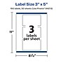 Avery Laser/Inkjet Waterproof Multipurpose Rectangle Labels, 3" x 5", White, 150 Labels/Box (94213)~#|#~84B0BD37-1026-4A0A-A1EA71C2D0197B80_sc7