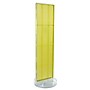 Azar Displays 60”H x16”W Two-Sided Pegboard Floor Display On a Revolving Round Studio Base, Yellow  (700780-YEL)~#|#~84B49C89-C58D-4FCB-B780A9A8536F794A_sc7
