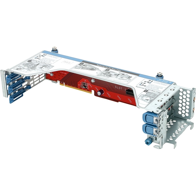 HPE ProLiant DL36X Gen10 Plus Riser Kit, Low Profile (P26471-B21) image 1