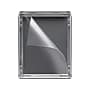 Excello Global Products Snap Frame Poster Holder, 8.5" x 11", Wall Mounted, Silver Aluminum (EGP-SF-8511-S)~#|#~84BCC030-ECAB-4534-9AB7125A3FBC108D_sc7