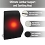 Mind Reader Memory Foam Heated Air-Cloud Lumbar Cushion Back Support Pillow, Black (HEABACK-BLK)~#|#~84C1EBA1-6F0E-4FD4-B6E7B88CE3AE9F2E_sc7