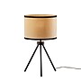 Adesso Raven Incandescent Table Lamp, Black & Natural (3953-01)~#|#~84C232FD-F987-4920-8A39CA5E4C22A325_sc7