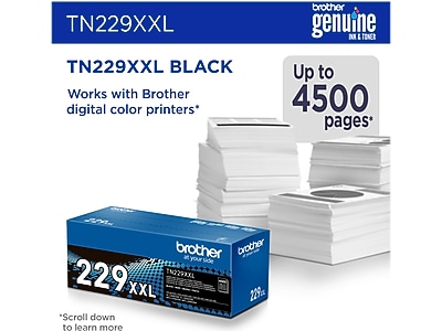 Brother TN229XXL Black Super High Yield Toner Cartridge (TN229XXLBK) Sansujyuku sansujyuku.com