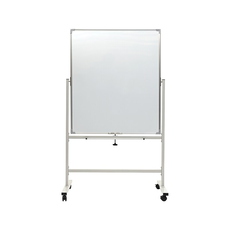 Excello Global Products Double Sided Magnetic Mobile Dry-Erase Whiteboard Easel, 36" x 42" (EGP-HD-0546) image 1