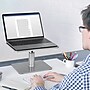 Mount-It! Height Adjustable Steel Laptop and Monitor Stand, Holds up to 30 lbs., Gray (MI-7272)~#|#~84D19D79-8D4D-446D-B10AFB655864D3D4_sc7