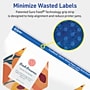 Avery TrueBlock Laser/Inkjet Decorative Edge Multipurpose Labels, 2-1/2" x 2-57/64", White, 300/Box (94121)~#|#~84D29246-5899-442F-B5A9B2A688B346DD_sc7