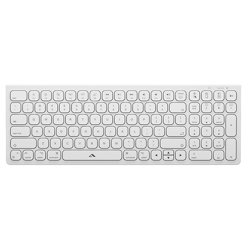 Alogic Echelon Wireless Keyboard, White (ASKBT2M) image 1