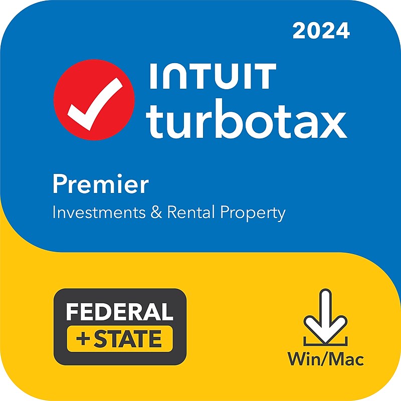 TurboTax Premier 2024 for 1 User, Windows/Mac, Download (5108996) image 1