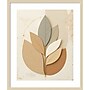 Amanti Art Neutral Leaves by Kintsugi99 Wood Framed Wall Art Print, 21"W x 25"H (A426710186698)~#|#~84DCC5FE-3461-4B48-B9731935B55E3838_sc7
