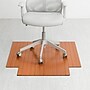 Anji Mountain Standard Bamboo Carpet & Hard Floor Chair Mat with Lip, 36" x 48", Walnut (AMB24052)~#|#~84DD6B60-DAA8-4C4E-AEDCCBD7EB9FF874_sc7