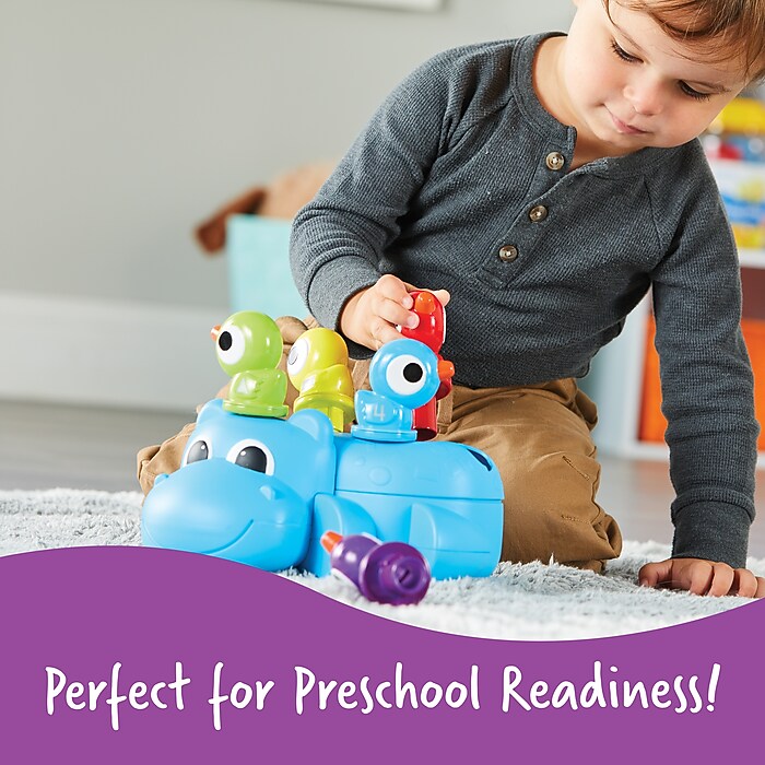 Learning Resources Huey The Fine Motor Hippo, Assorted Colors