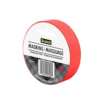 Scotch® Expressions Masking Tape, .94" x 20 yds., Red (3437-PRD)