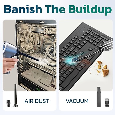 Purely C105 Wireless Vacuum & Air Duster for Keyboard, Desktop, and Computers (PKBVC105) Sansujyuku sansujyuku.com