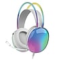 Supersonic IQ-490 Wired Active Noise Canceling On-Ear Headphones, White (IQ-490RGB)~#|#~84E212ED-7DA3-4BE5-9856961B6AE793BF_sc7