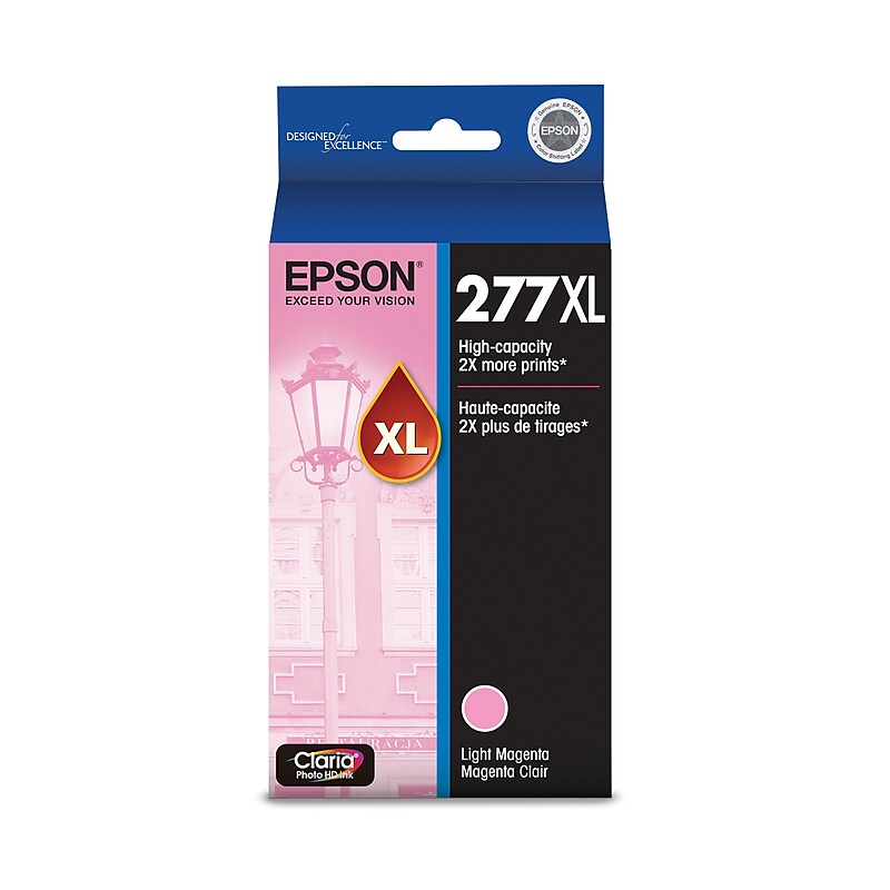 Epson T277XL Light Magenta High Yield Ink Cartridge image 1