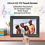 eco4life Touchscreen 10.1" WiFi Digital Picture Frame, Black (SGECPF1026)~#|#~84E4D125-63B1-407E-991A9DB2D93F738C_sc7