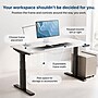 Uncaged Ergonomics Rise Up 3-stage Dual Motor Electric Standing Desk Frame, Black, Desktop Not Included (RUB)~#|#~84E7AD87-68FE-4D57-808B30F9B03AEC92_sc7