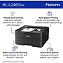 Brother HL-L2460DW Black & White Laser Printer, Single-Function, Print (HLL2460DW)~#|#~84EA4D2B-9133-49BE-8F0B7B118F367616_sc7