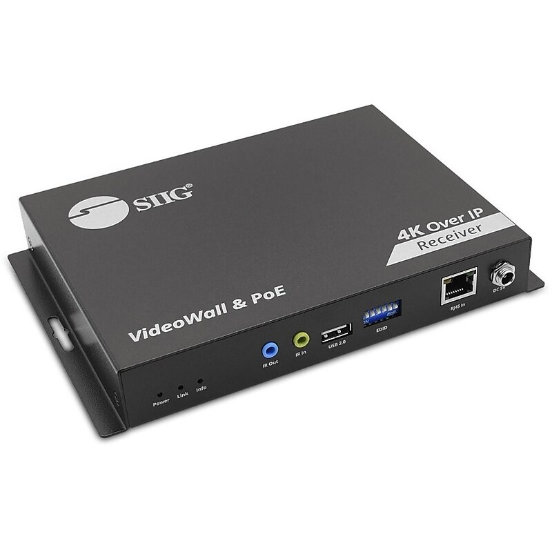 SIIG HDMI IP Receiver 4K 60Hz (CE-H27G11-S1) image 1