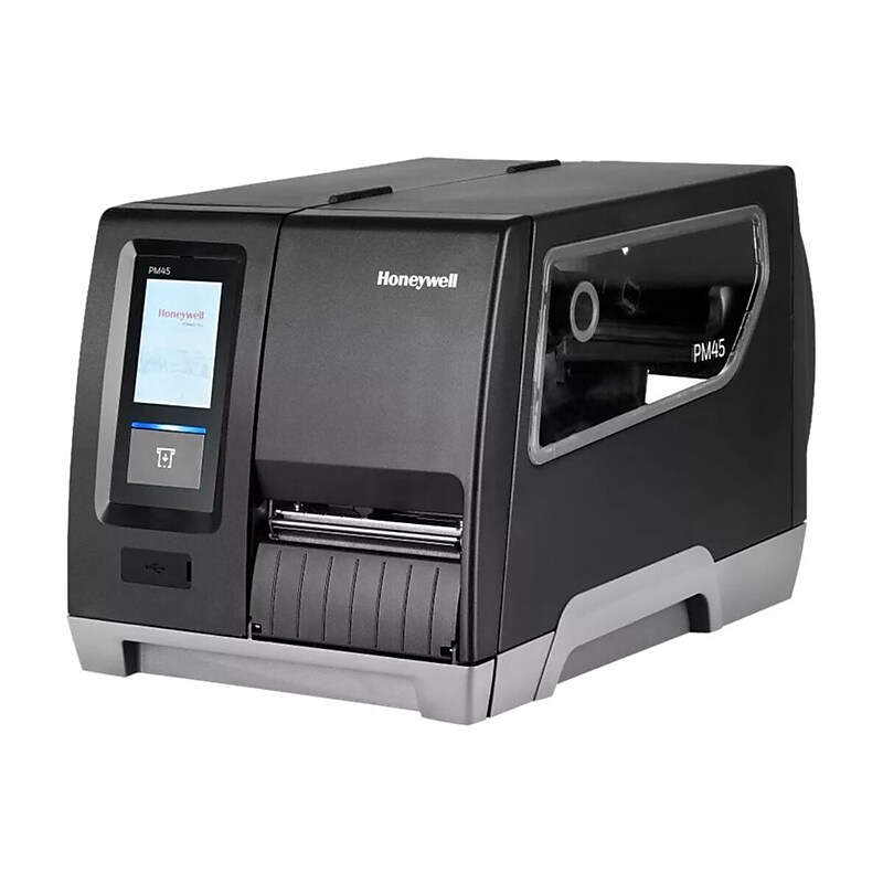 Honeywell PM45A10000030201 PM45A Series Thermal Transfer POS, Black image 1