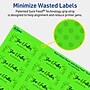 Avery Laser/Inkjet Multipurpose Rectangle Labels, 0.75" x 2.25", Neon Green, 300/Pack (94216)~#|#~84F00298-8725-4E5B-A4B82747A5699D27_sc7