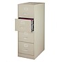 Hirsh Commercial 4-Drawer Vertical File Cabinet, Legal Size, Lockable, 52"H x 18"W x 26.5"D, Putty (14106)~#|#~84F35E08-564B-4B59-BDE0FA305BACA6CD_sc7