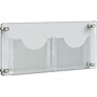 Azar Brochure Holder, 8.5" x 11", Horizontal, Wall Mounted, Silver Acrylic (105586)~#|#~84F4C200-F283-4E3A-8C0AC3FFDE661DB0_sc7