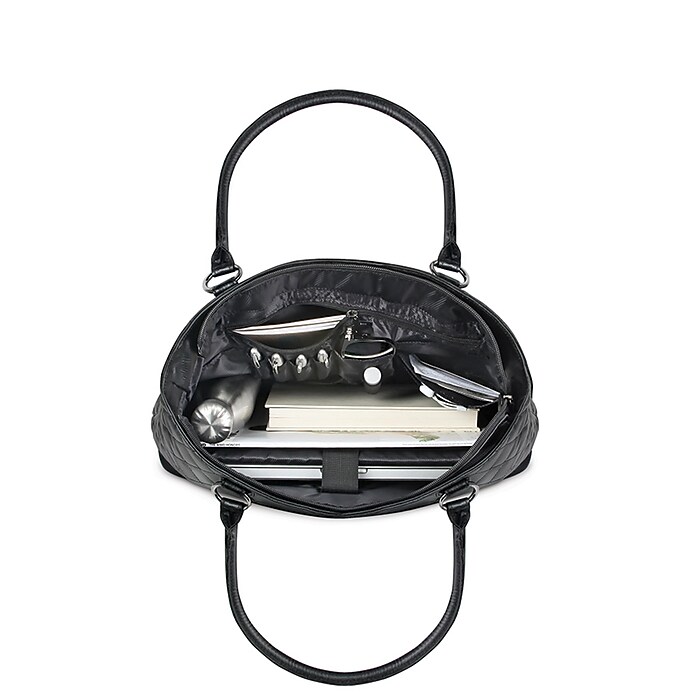Solo New York Urban Waldorf Vinyl Tote Bag, Black (CLA852-4